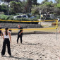 Abschluss mit Volleyball