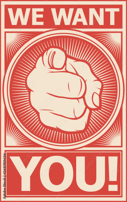 We want You